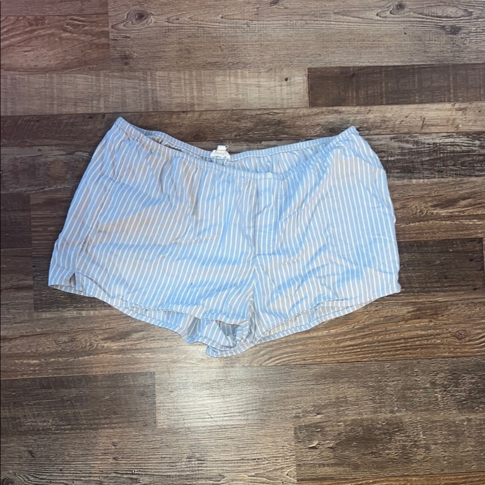 Aerie Blue Striped Women's Shorts